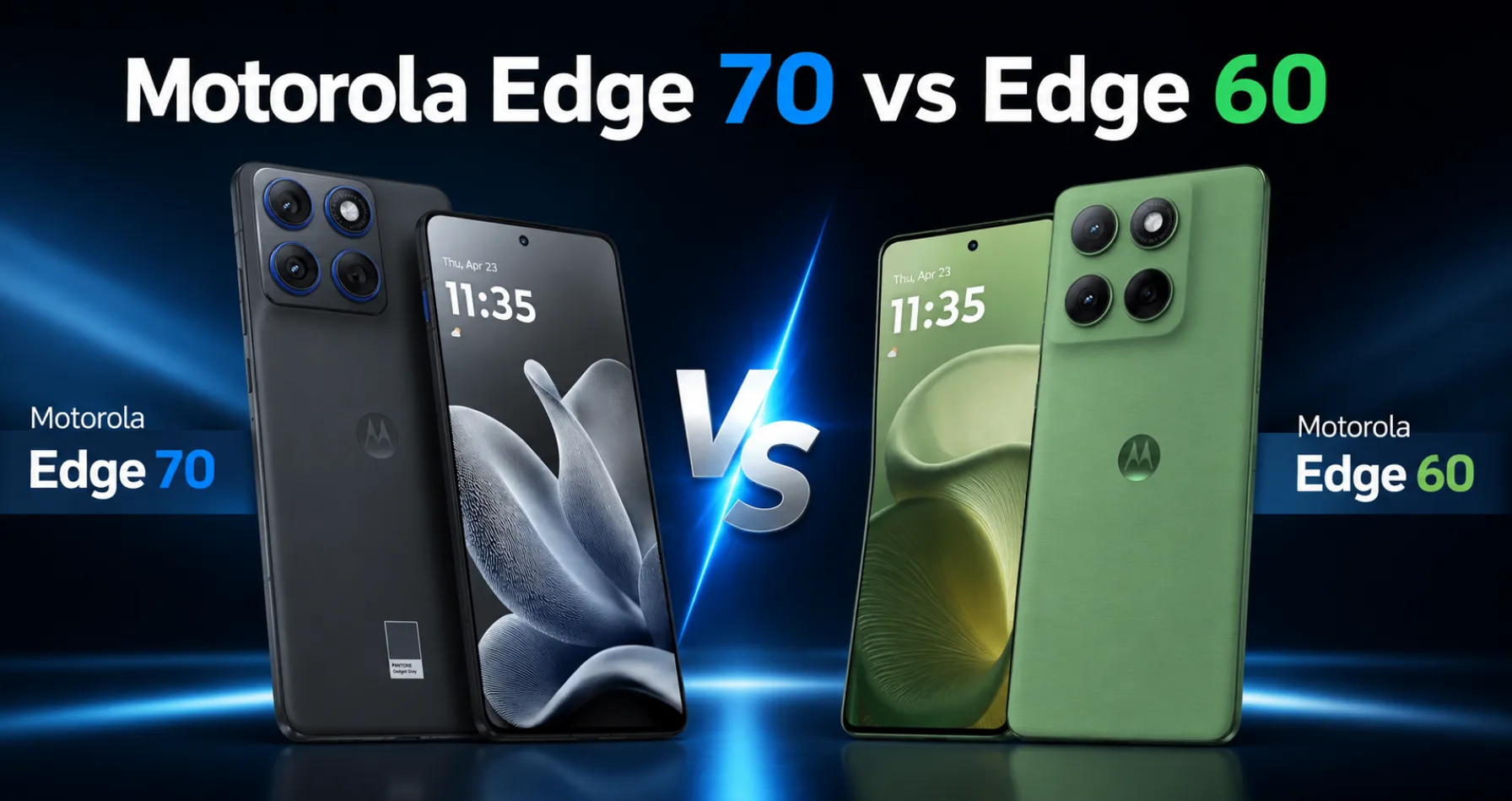 Motorola Edge 70 vs Edge 60