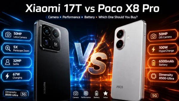 Xiaomi 17T vs Poco X8 Pro