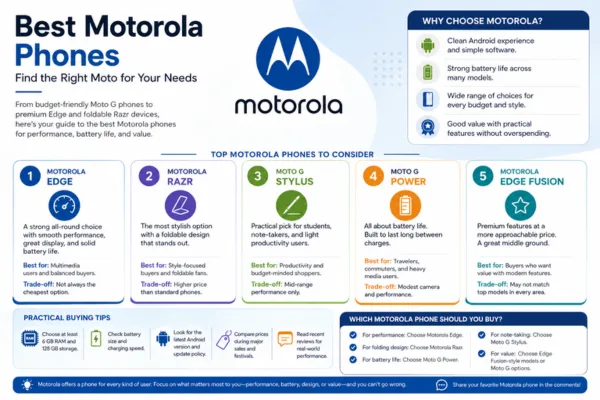 Best Motorola phones